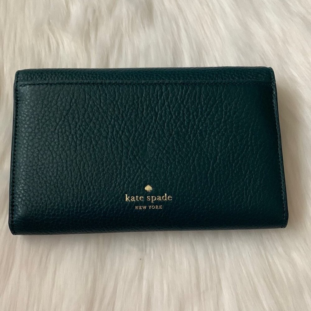 KATE SPADE Marti Pebbled Leather Convertible Wallet Crossbody - Picture 4 of 4